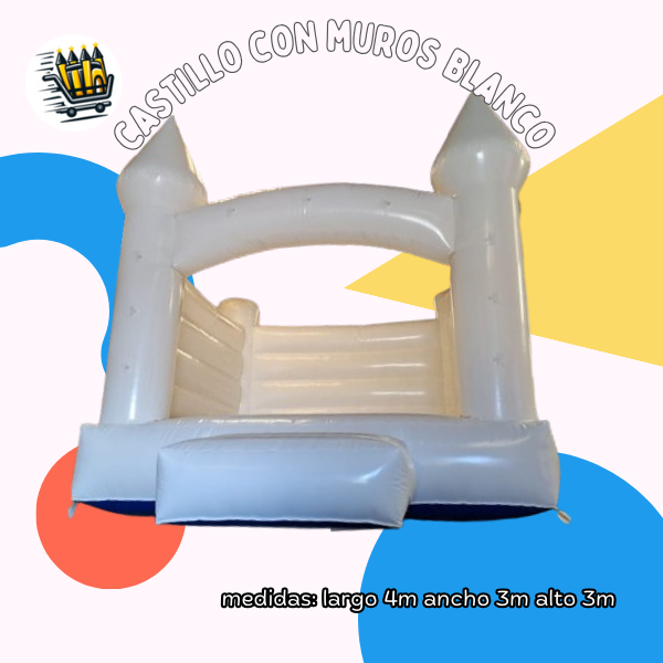 INFLABLE BLANCO CON MUROS