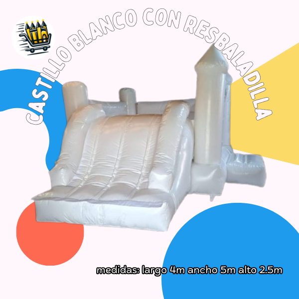 CAJÓN BLANCO CON RESBALADILLA